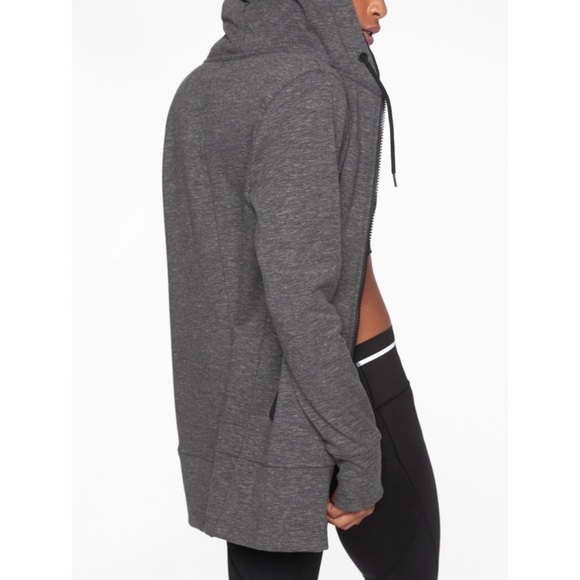 Athleta Fitted Full Zip Hoodie EUC - Picture 2 of 12